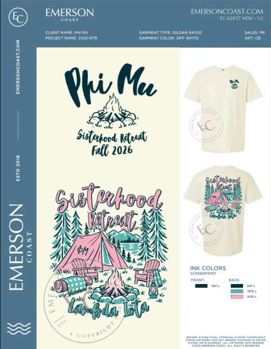 EC-02837 NEW Phi Mu East Carolina University Sisterhood Retreat 2026-RTR