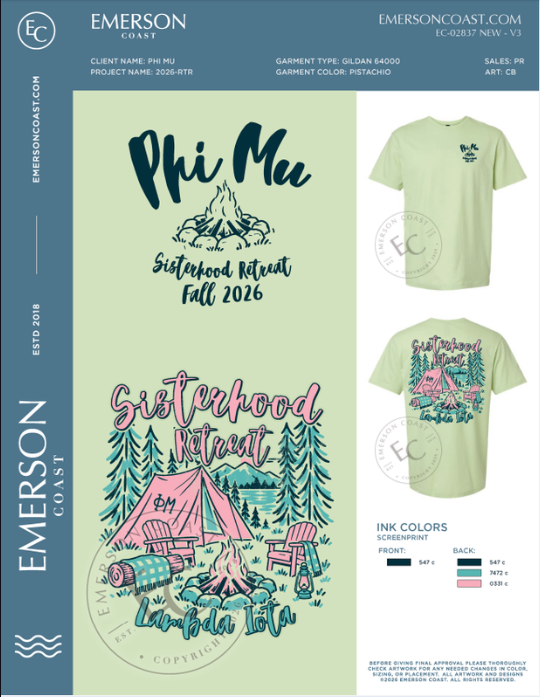 EC-02837 NEW Phi Mu East Carolina University Sisterhood Retreat 2026-RTR