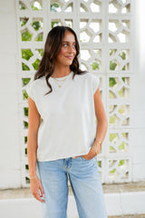 Emerson Coast Harbor Stripe Rolled Cuff Tee