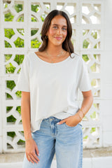 Emerson Coast Harbor Stripe Slouchy Tee