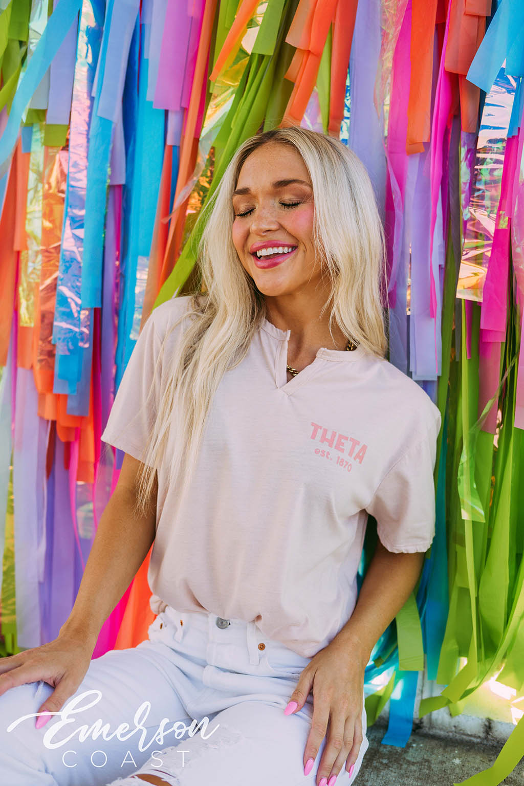 Theta Established Notch Tee