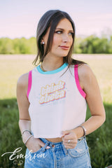 Kappa Alpha Theta Think Theta Colorblock Tank