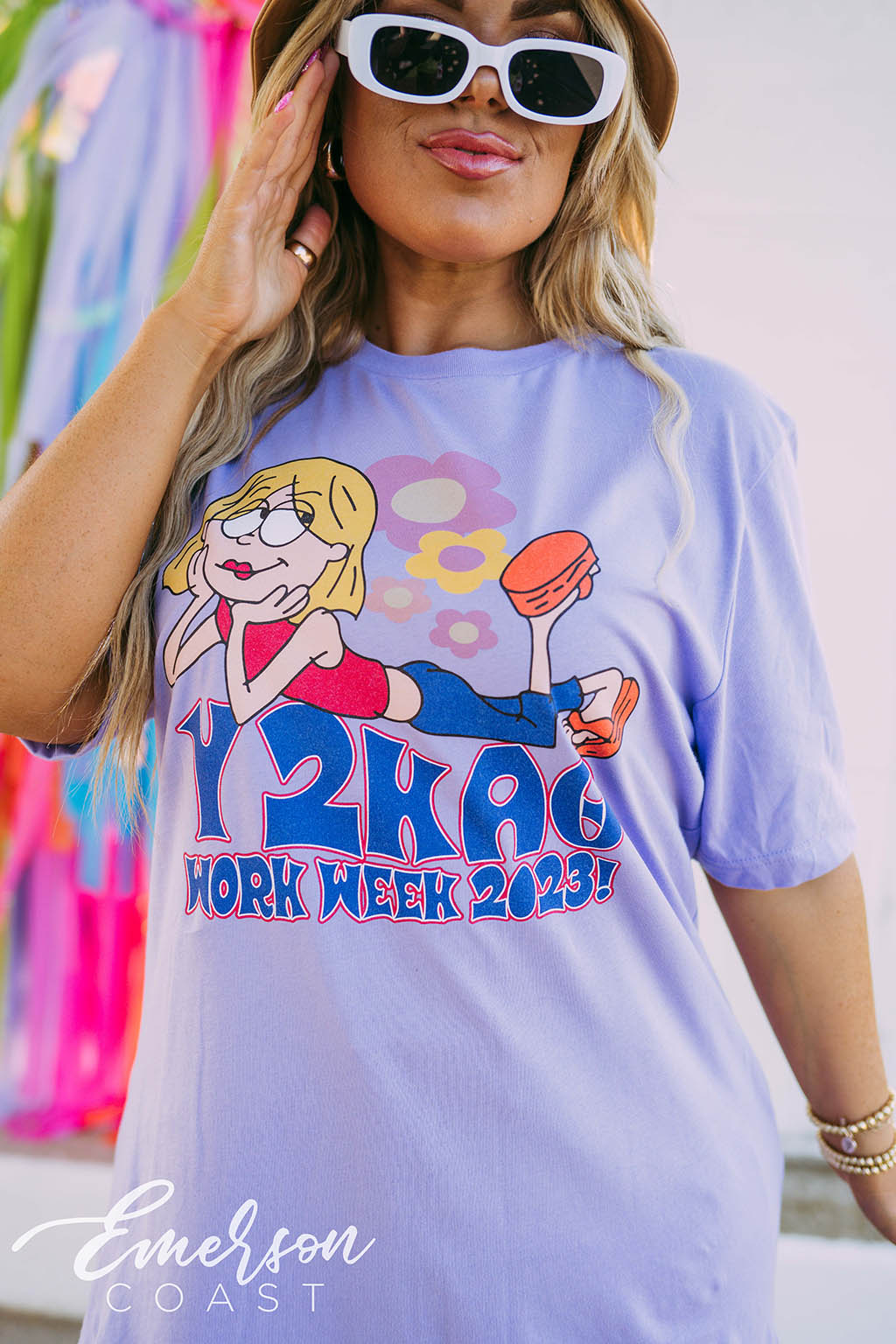 Theta Y2KAT Work Week Tshirt