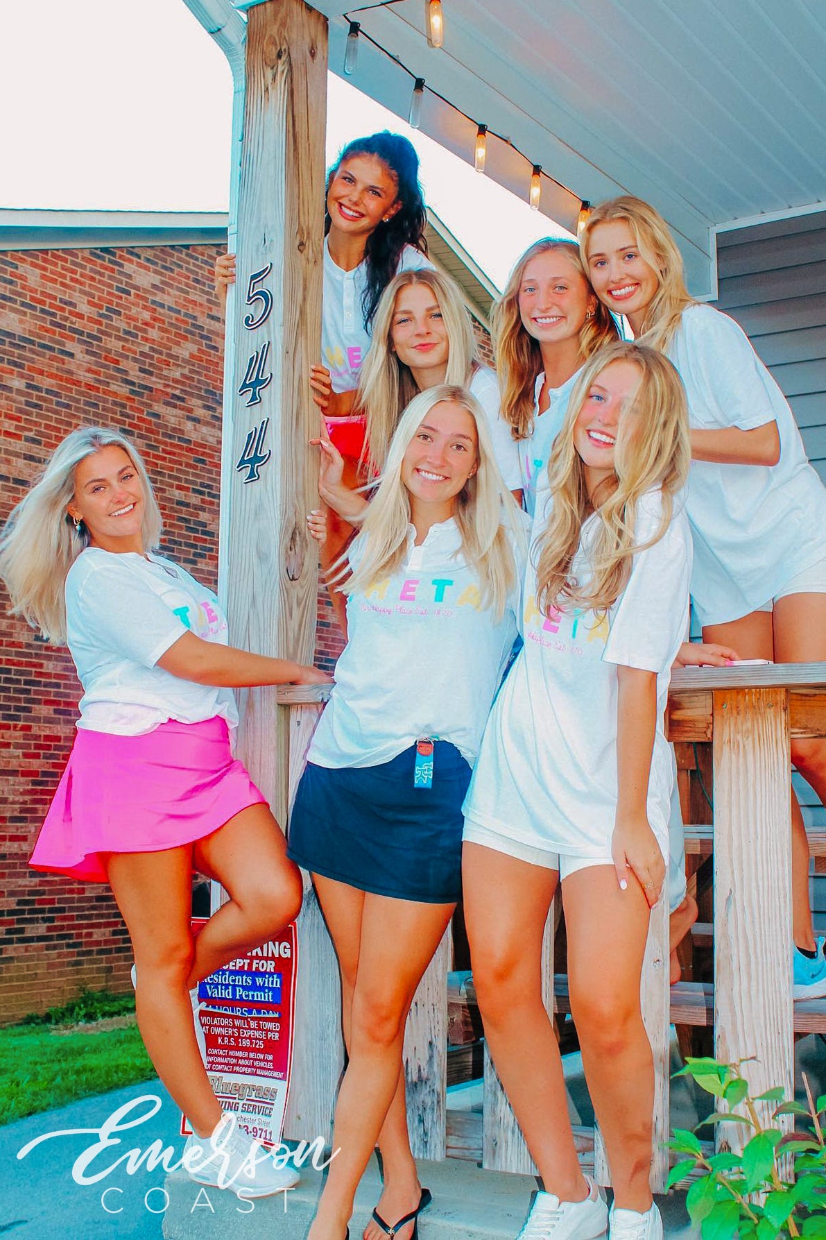 Kappa Alpha Theta FDOC Pastel Henley