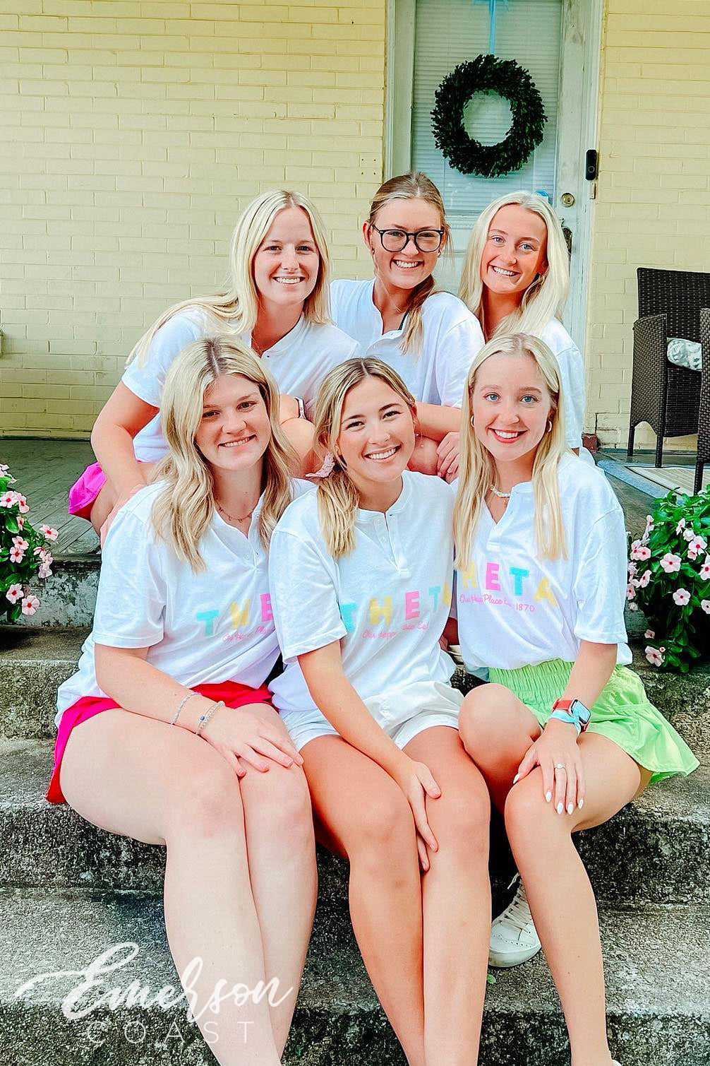Kappa Alpha Theta FDOC Pastel Henley