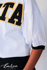 Theta Black and Gold Greek Letter Jersey