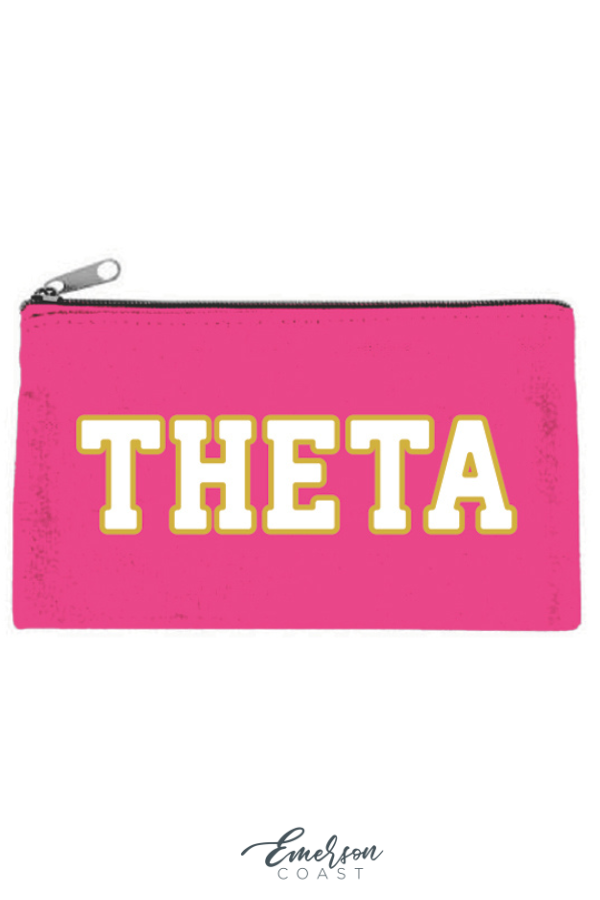 Sorority Canvas Cosmetic Bag