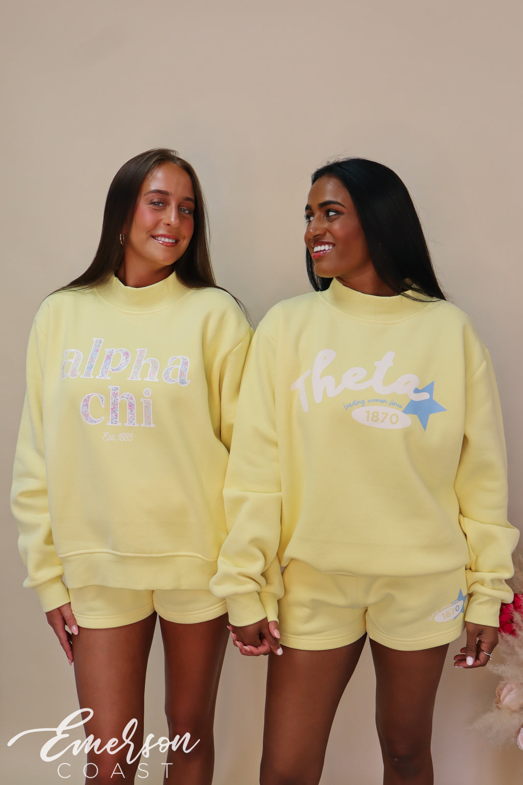 Theta Work Week Butter Yellow Set