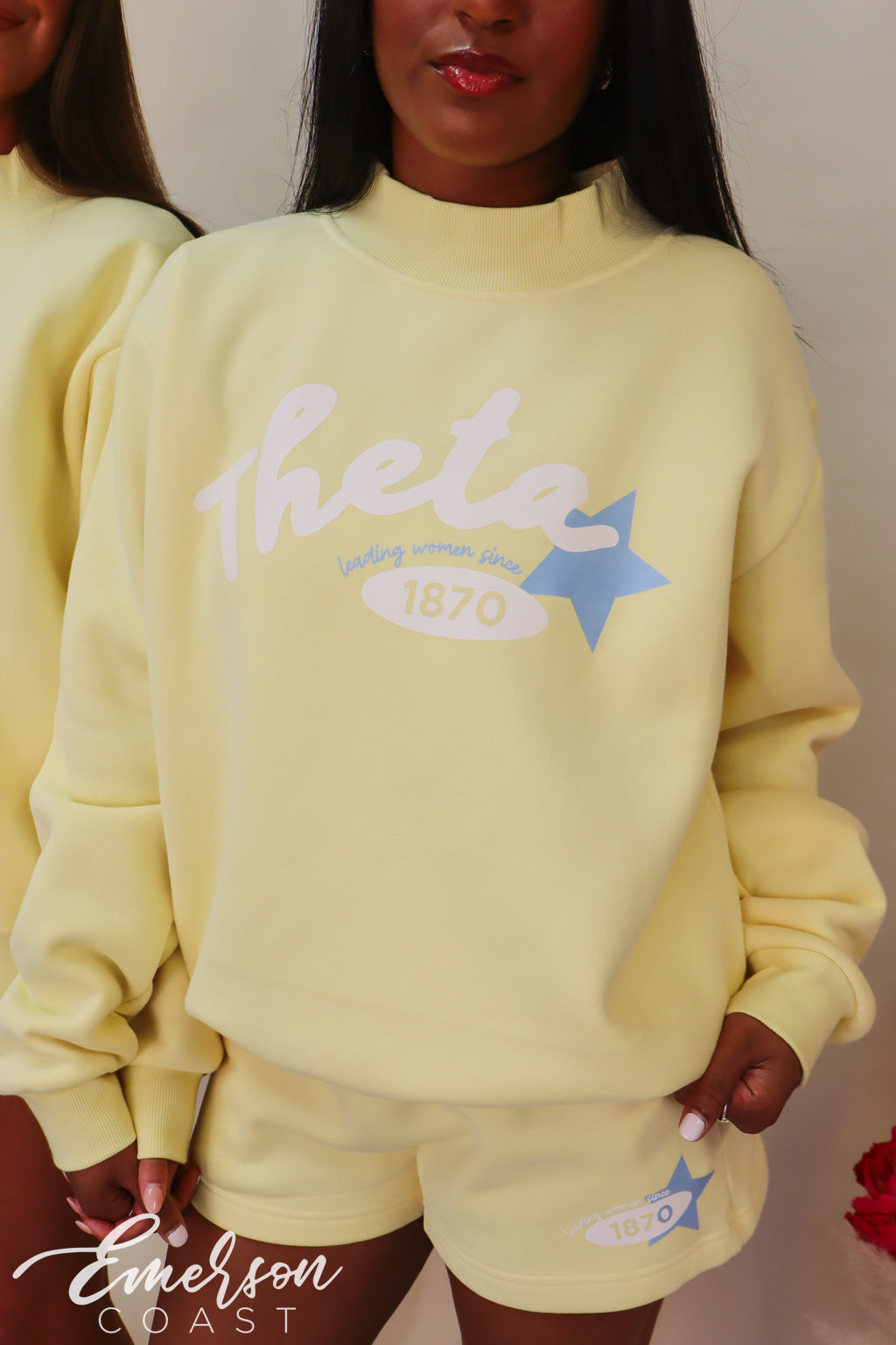 Theta Work Week Butter Yellow Set