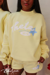Theta Work Week Butter Yellow Set