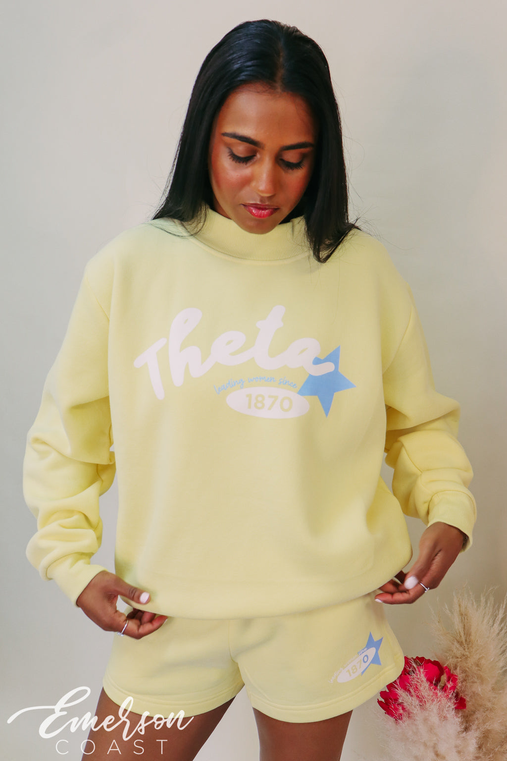 Theta Work Week Butter Yellow Set