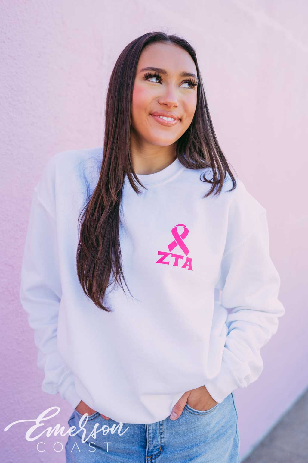 Zeta Think Pink Sweatshirt