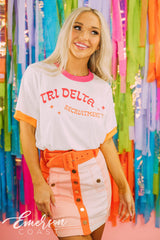 Delta Delta Delta Recruitment Simple Ringer Tee