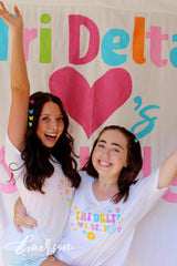 Tri Delta Loves St. Jude Colorful Slouchy Tee
