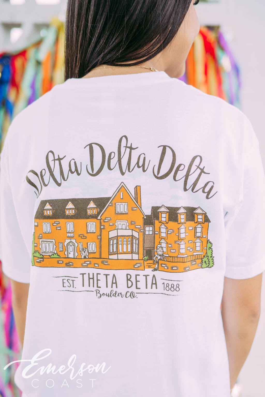 Delta Delta Delta Chapter House Tshirt - Emerson Coast