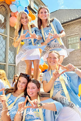 Tri Delta La Delta Vita Bid Day Slouchy Tee