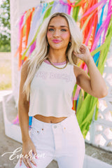 Tri Delta Outlined Colorblock Tank