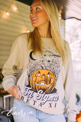 Tri Sigma Jack-O-Lantern Sand Crewneck