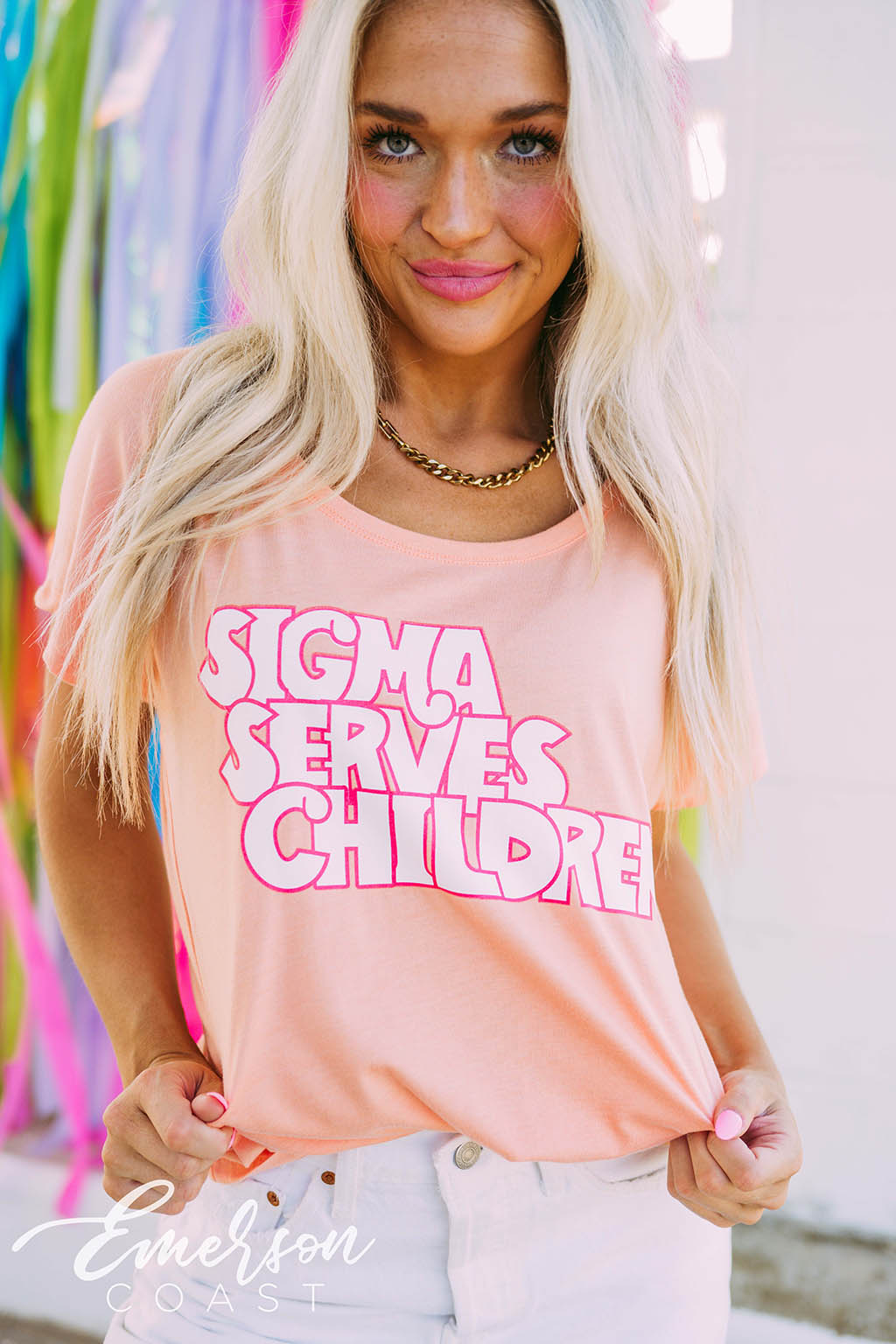Sigma Serves Children Tee