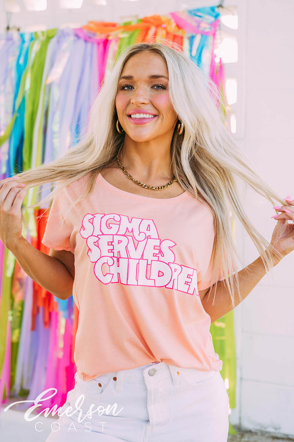 Sigma Serves Children Tee