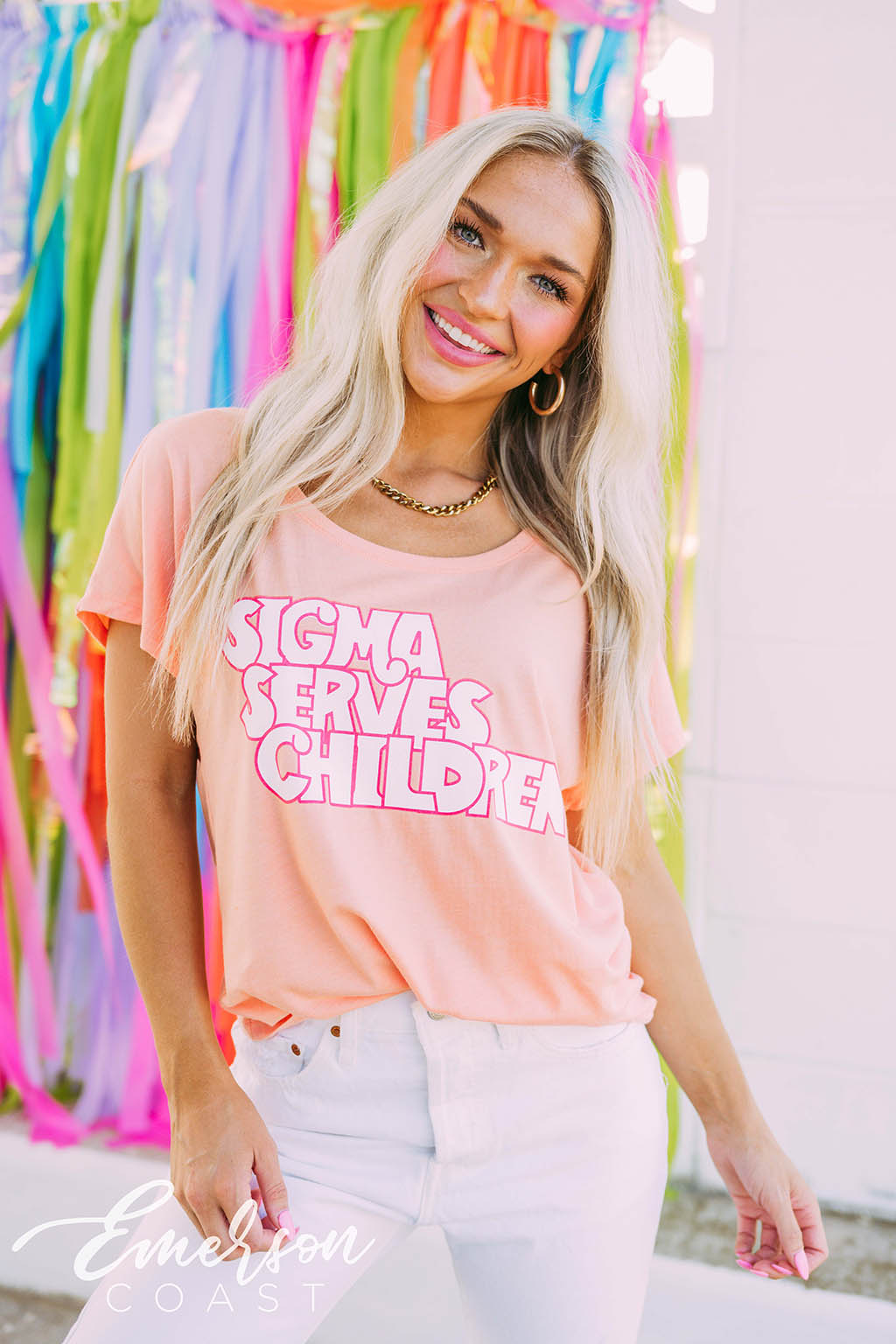 Sigma Serves Children Tee