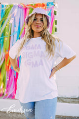 Tri Sigma Smiley Tee