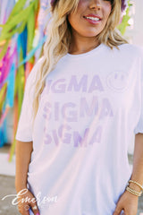 Tri Sigma Smiley Tee
