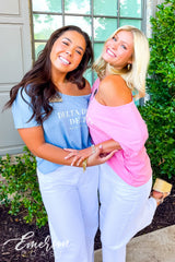 Delta Delta Delta Texas Tech University Recruitment Slouchy Tee