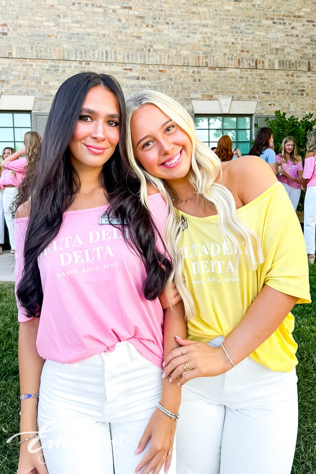 Delta Delta Delta Texas Tech University Recruitment Slouchy Tee