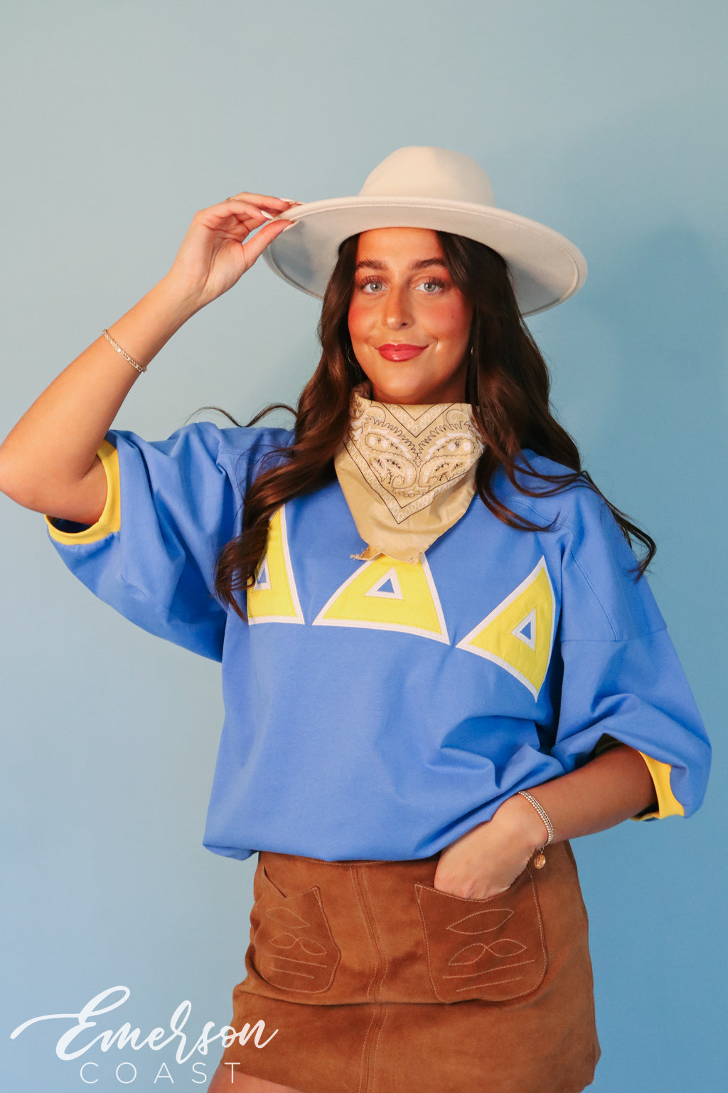 Tri Delta Greek Letter Jersey