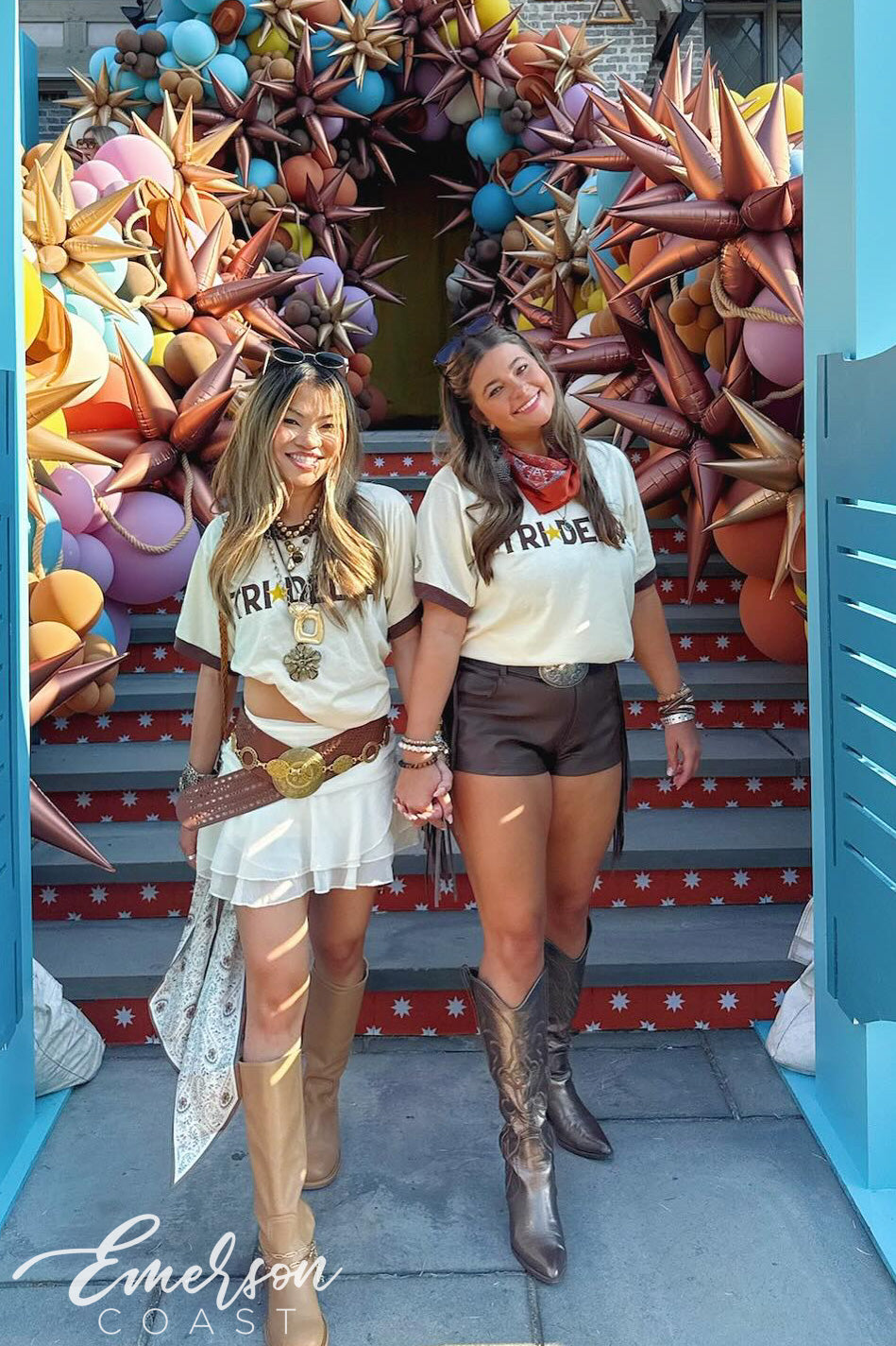 Tri Delta University of Arkansas Bid Day Ringer Tee