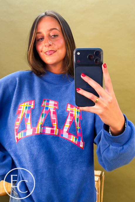 Blue Lakeside Reversible Mockneck