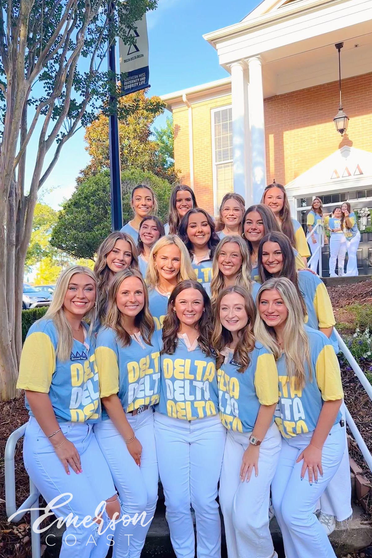 Delta Delta Delta Custom Sorority T-shirt Designs - Emerson Coast