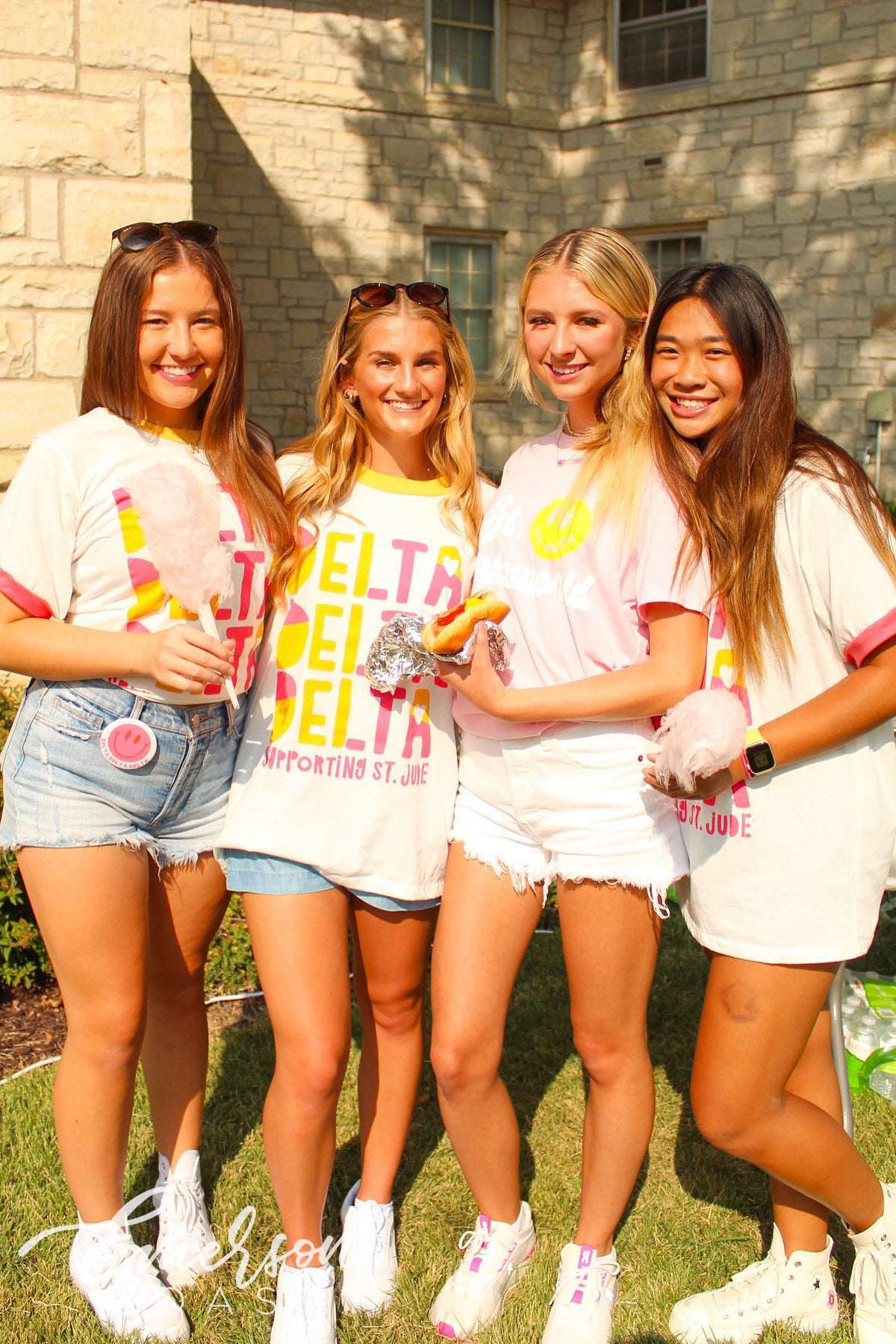 Delta Delta Delta Supporting St. Jude Ringer Tee