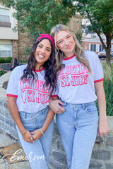 Tri Delta Loves St. Jude Colorblock Ringer Tee