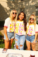 Delta Delta Delta Supporting St. Jude Ringer Tee