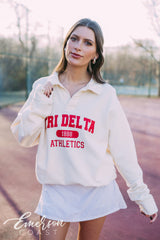 Tri Delta Athletics Oversized Collared Crew