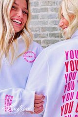 Tri Delta Recruitment Team Quarter Zip Hoodie
