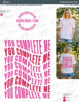 Tri Delta Recruitment Team White Tshirt and Shorts Set