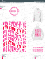 Tri Delta Recruitment Team Quarter Zip Hoodie