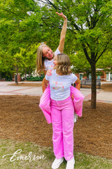 Tri Delta Colorful Recruitment Baby Tee