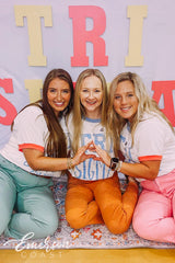 Tri Sigma Recruitment Colorblock Ringer