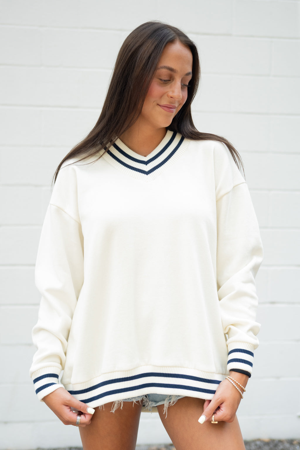 The Vintage V-neck Sweater