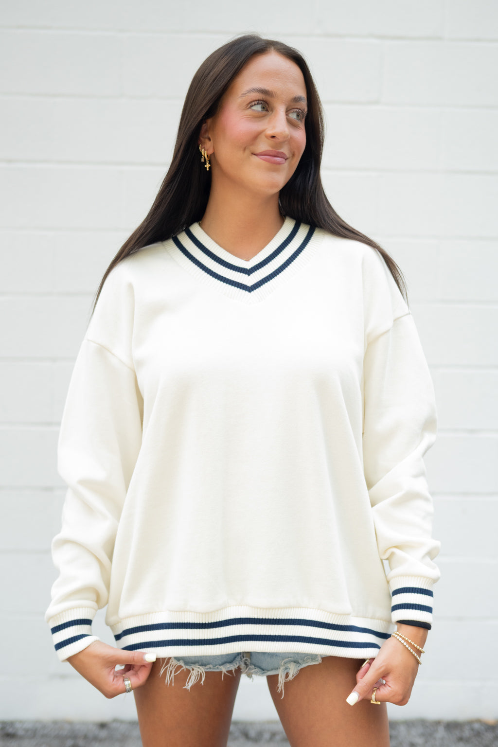 The Vintage V-neck Sweater