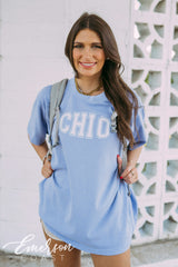 Chi O Varsity Boxy Tee