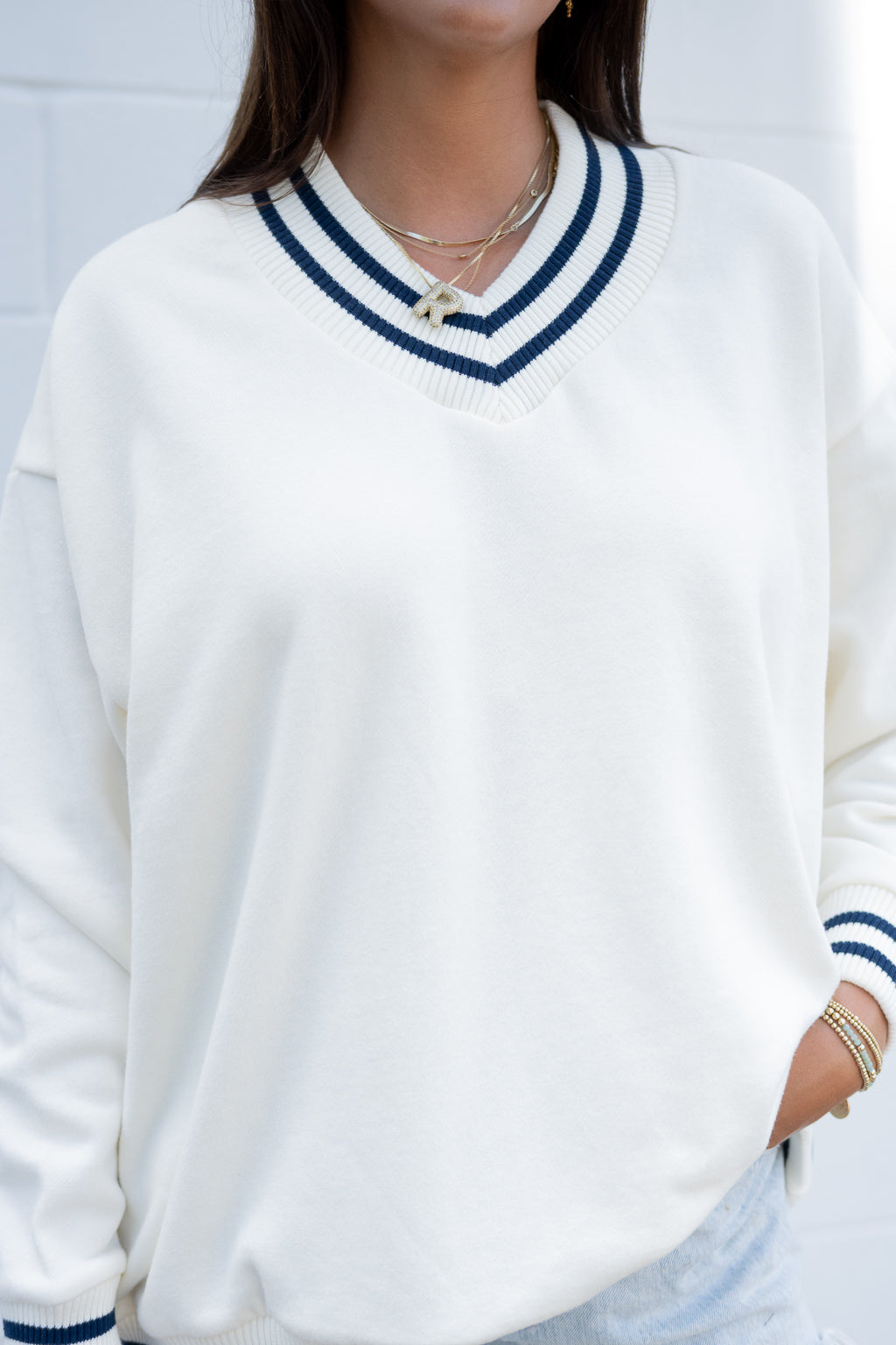 The Vintage V-neck Sweater