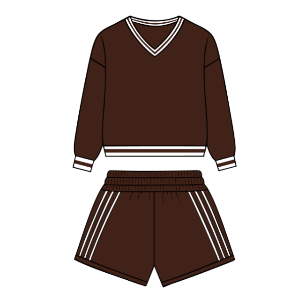 Brown and White