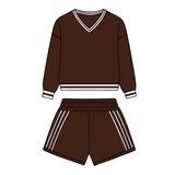 Brown and White