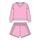 Bubblegum Pink and White