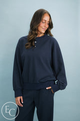 Emerson Coast Waffle Knit Henley Sweatshirt & Pants Set